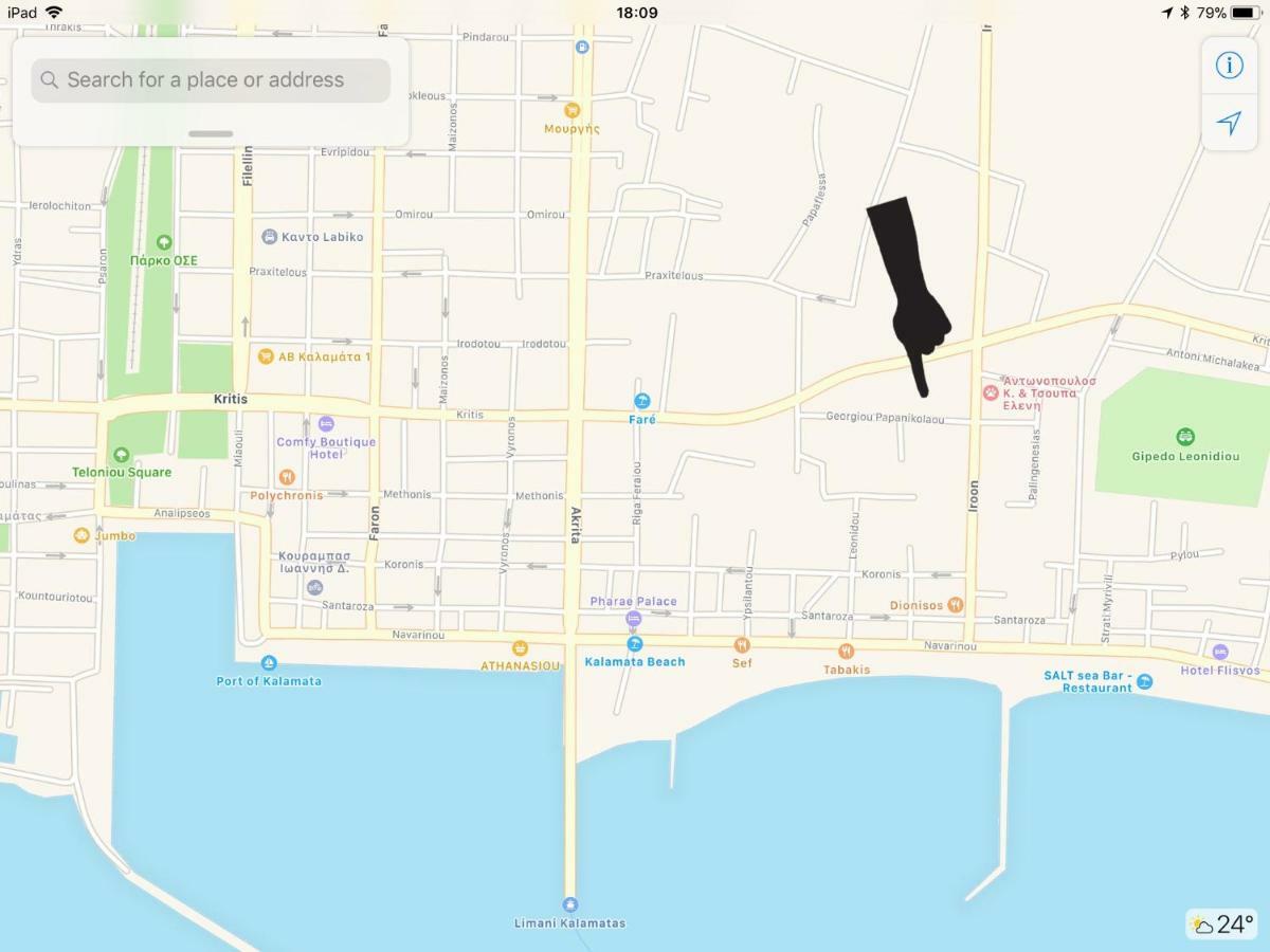 Beach Apartment Каламата Екстериор снимка